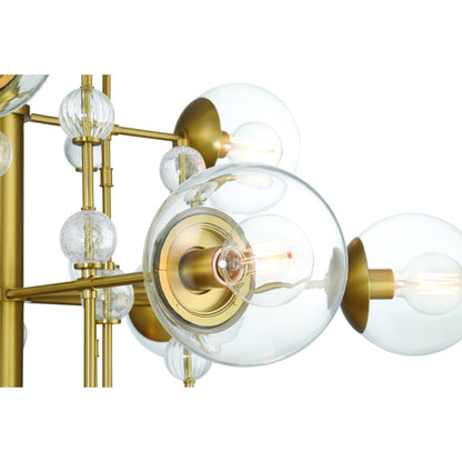 Eurofase Lighting Traiton 12 Light 48" Wide Abstract Chandelier