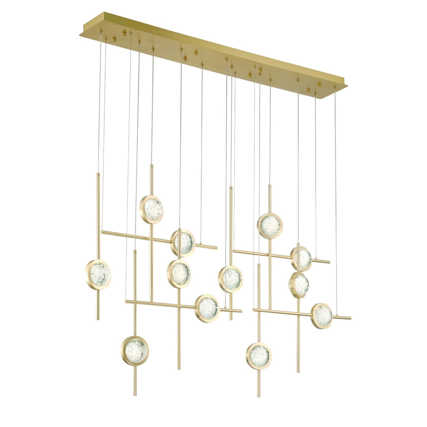 Barletta 55" Wide LED Abstract Chandelier