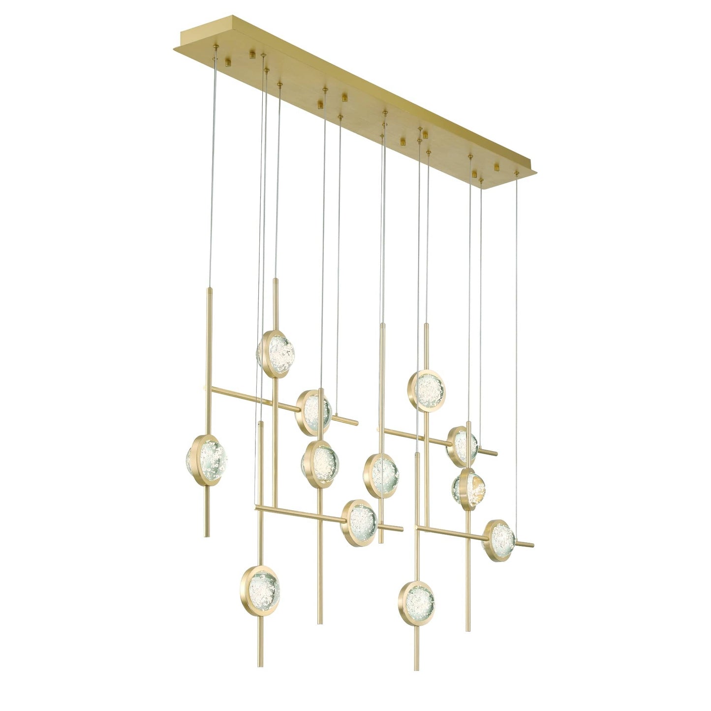 Barletta 55" Wide LED Abstract Chandelier