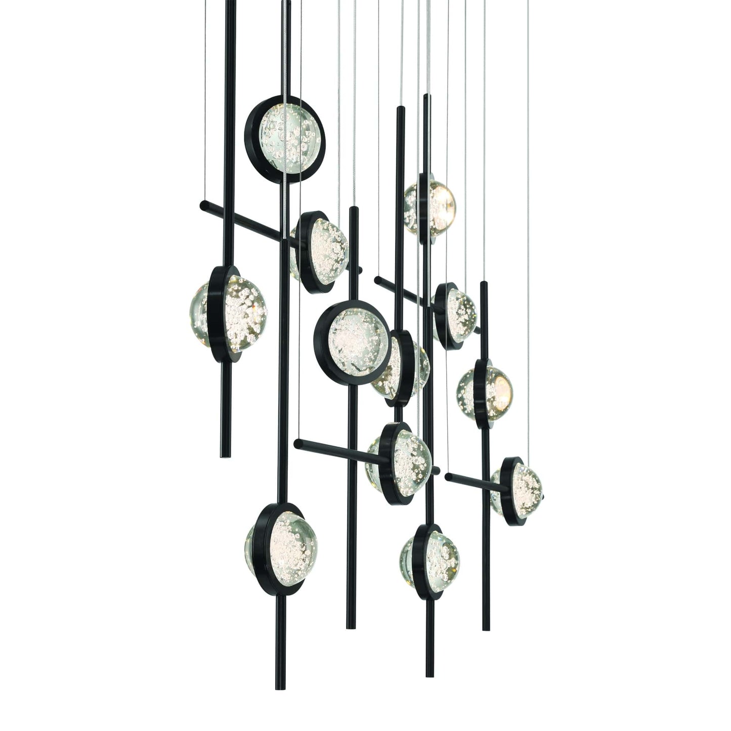 Barletta 55" Wide LED Abstract Chandelier