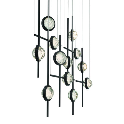 Eurofase Lighting Barletta 55" Wide LED Abstract Chandelier