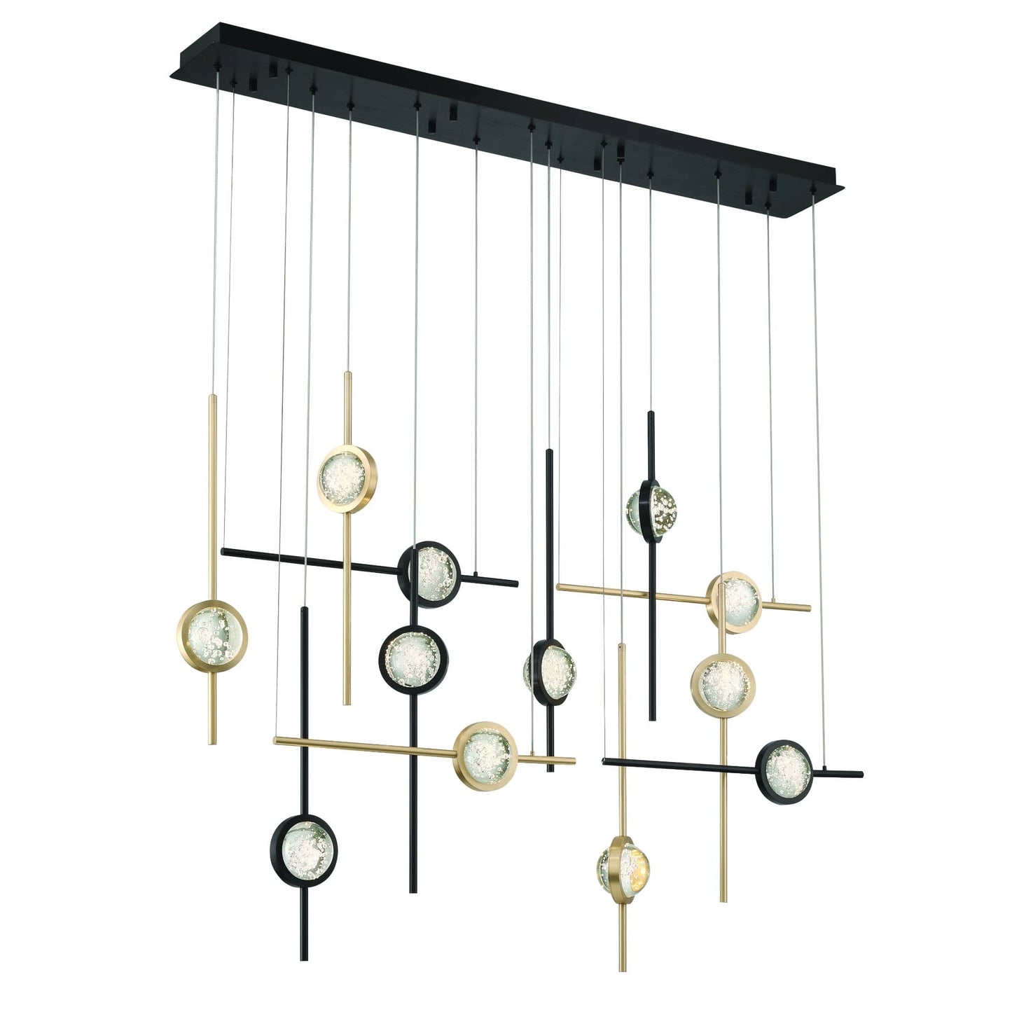 Barletta 55" Wide LED Abstract Chandelier