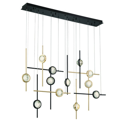 Barletta 55" Wide LED Abstract Chandelier
