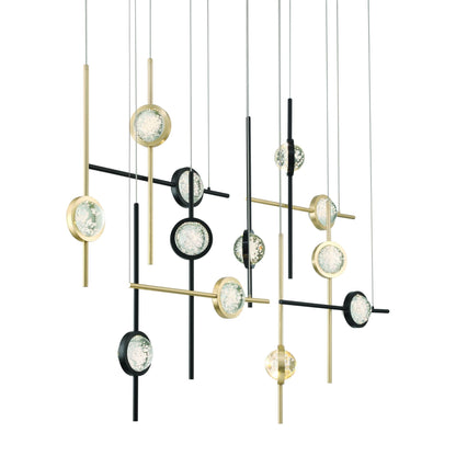 Barletta 55" Wide LED Abstract Chandelier