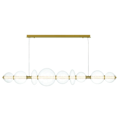 Atomo 74" Wide LED Linear Chandelier