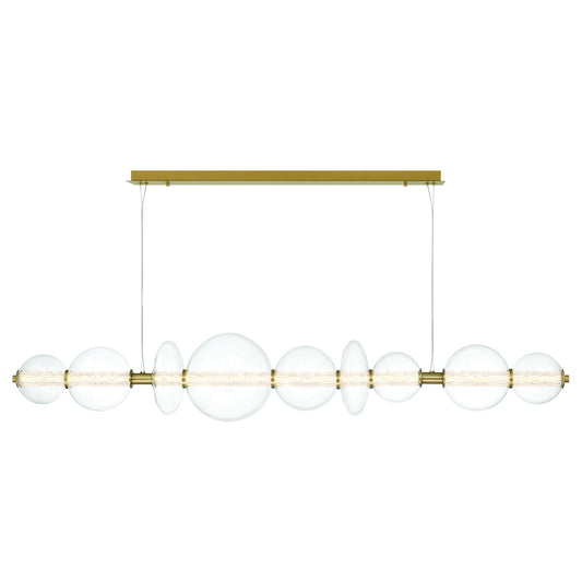 Atomo 74" Wide LED Linear Chandelier
