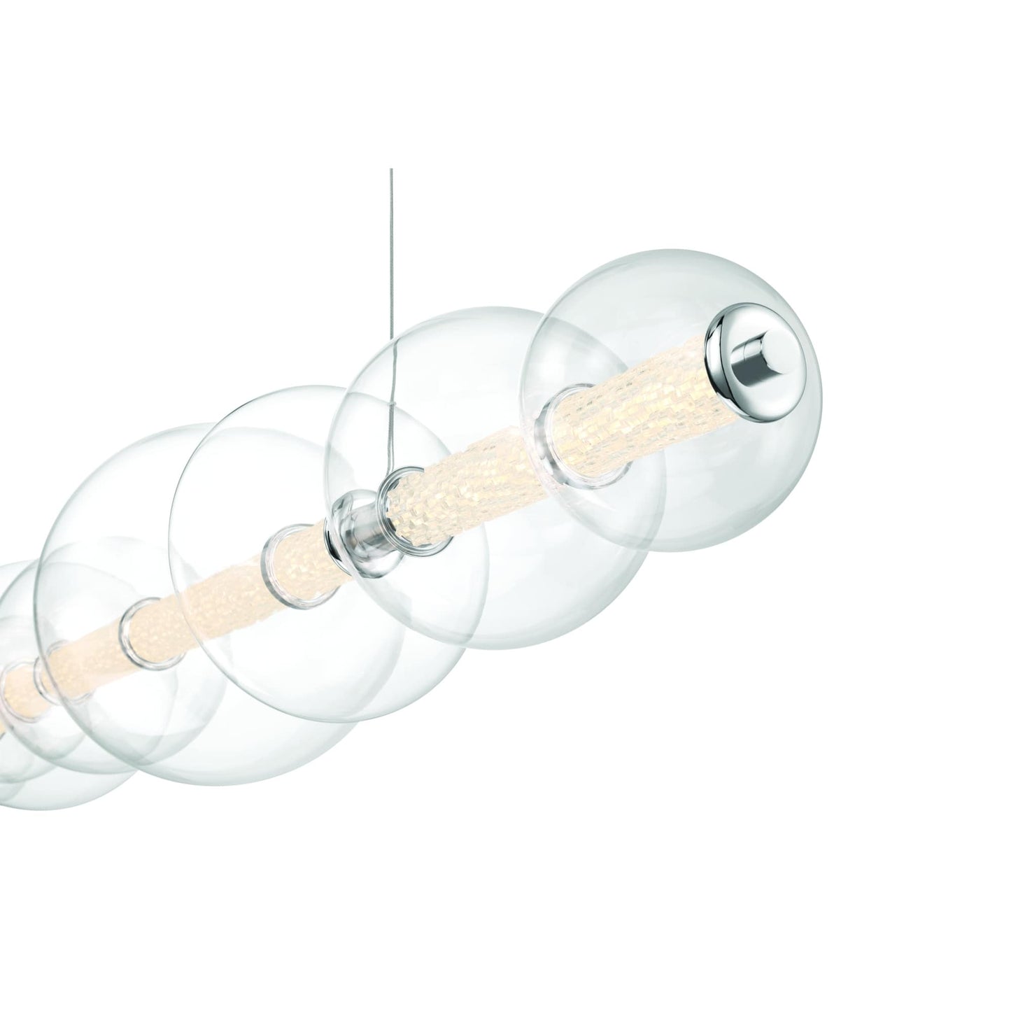Atomo 74" Wide LED Linear Chandelier
