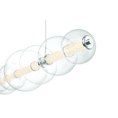 Atomo 74" Wide LED Linear Chandelier