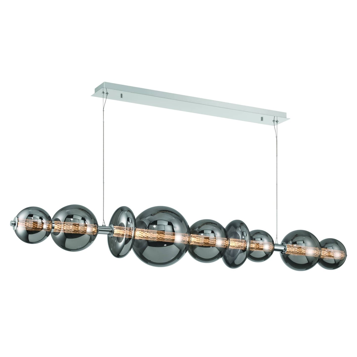 Atomo 74" Wide LED Linear Chandelier