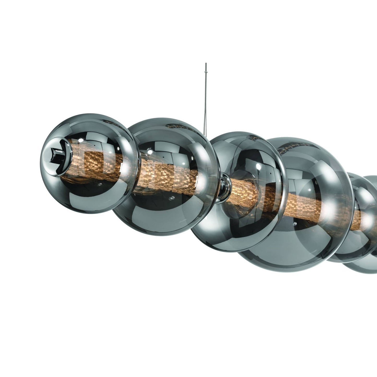 Atomo 74" Wide LED Linear Chandelier