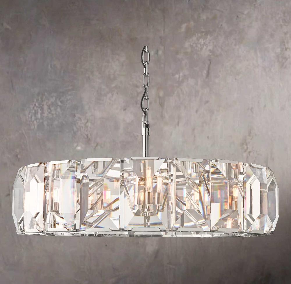 Harlows Crystal Round Chandelier 43"