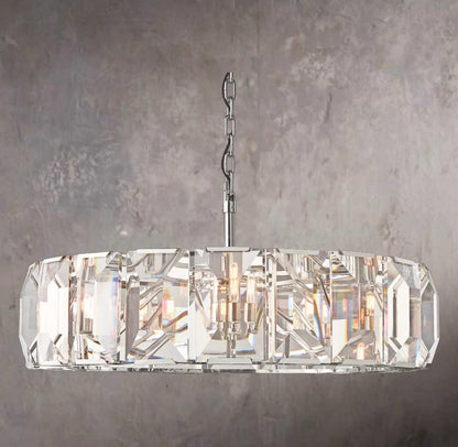 Harlows Crystal Round Chandelier 43"