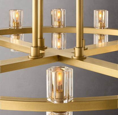 Arcachone Circular Two-Tier Chandelier 60"
