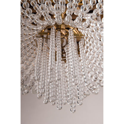 Royalton 12-Light Chandelier in Aged Brass 26L x 26W x 37.5H