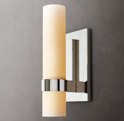 Ravelles Opal Milk Wall Sconce 12"