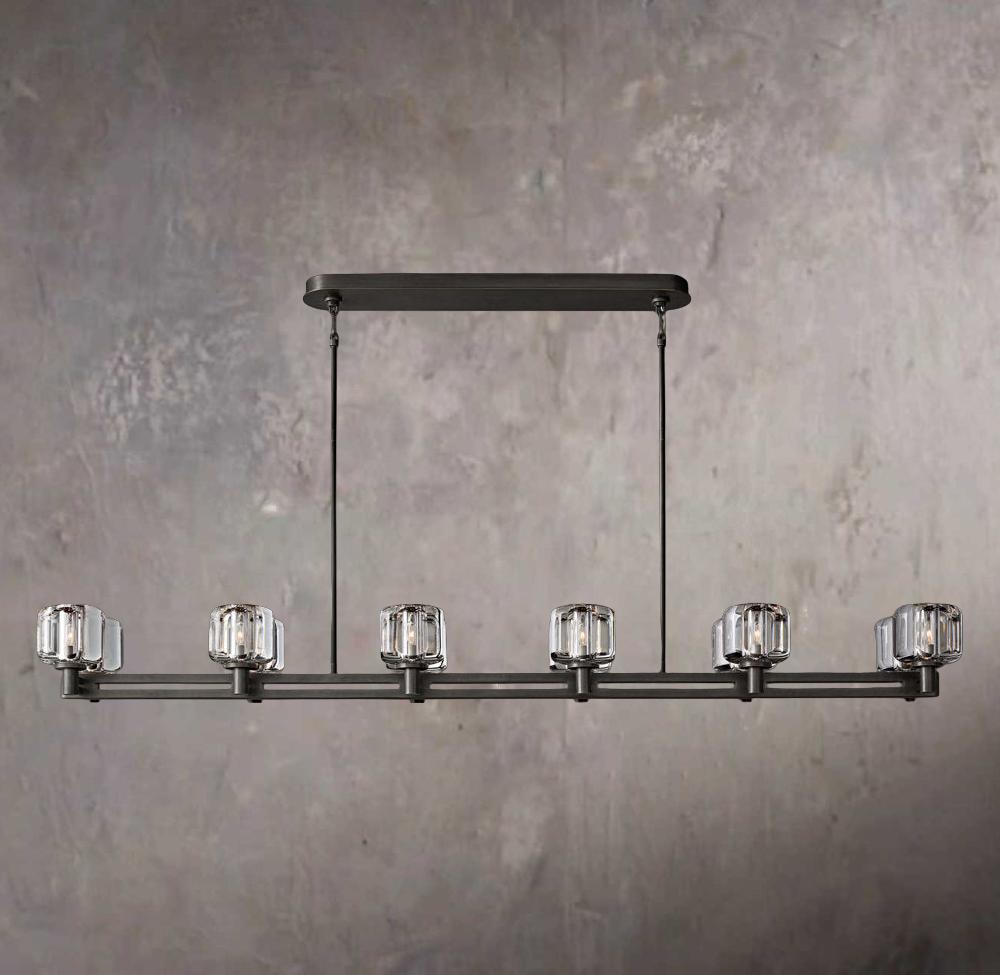 Demarett Dual Linear Chandelier 72"