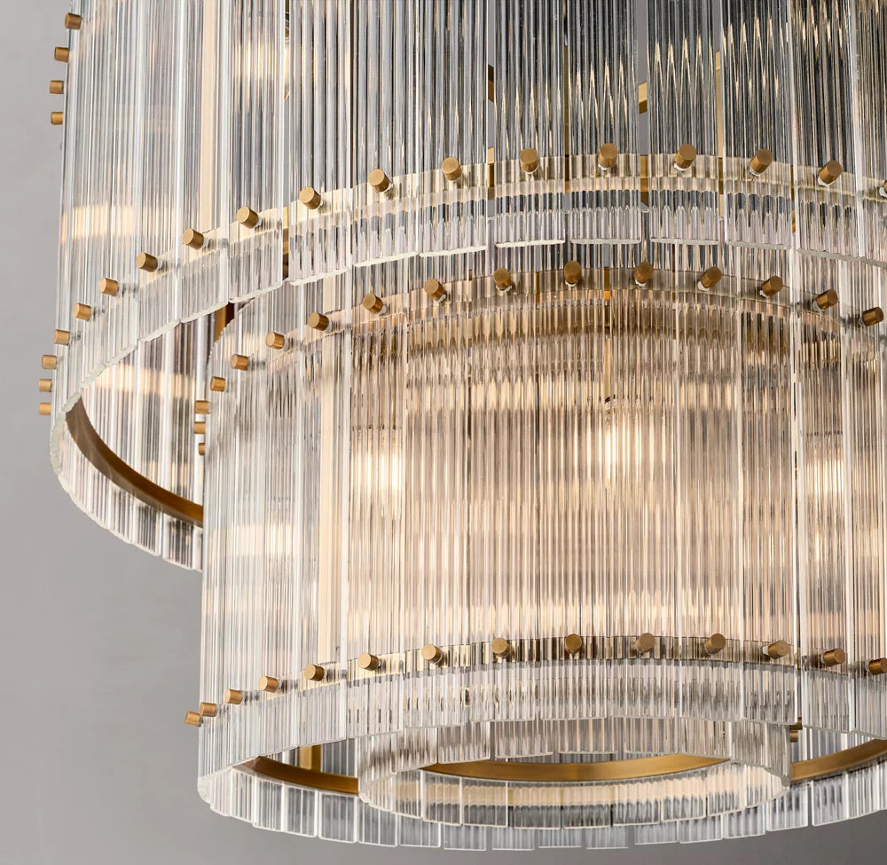 San Marco Two-Tier Round Chandelier 37"
