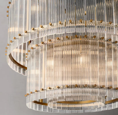 San Marco Two-Tier Round Chandelier 37"