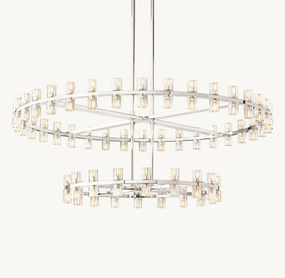 Arcachone Circular Two-Tier Chandelier 60"