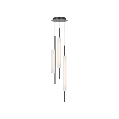 Windchime 12" 3 Light Chandelier