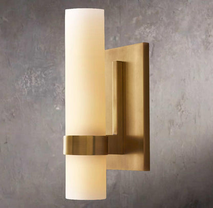 Ravelles Milk Glass Wall Sconce