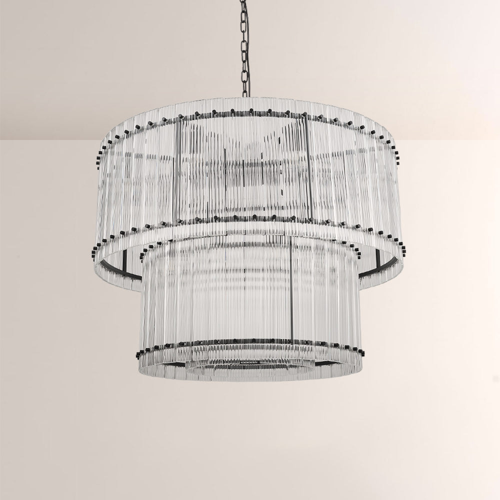 San Marco Two-tier Luxury Round Chandelier 37"
