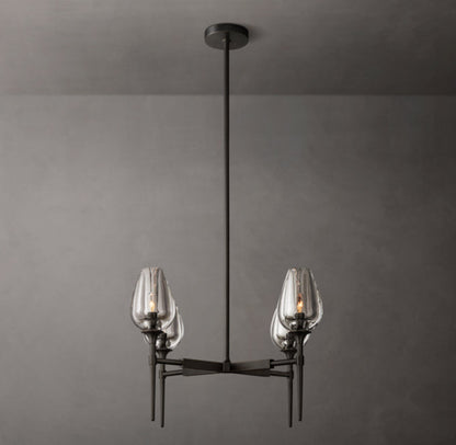 Tulips Circular Chandelier 27"