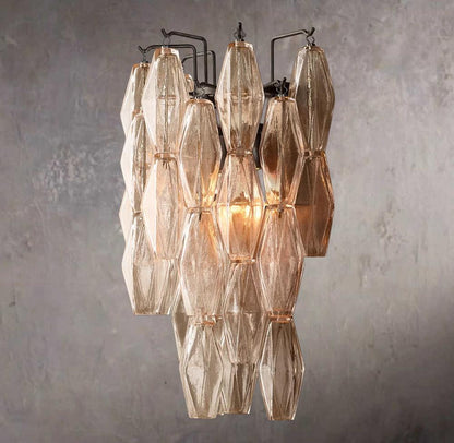 Chiaras Clarity Glass Wall Sconce