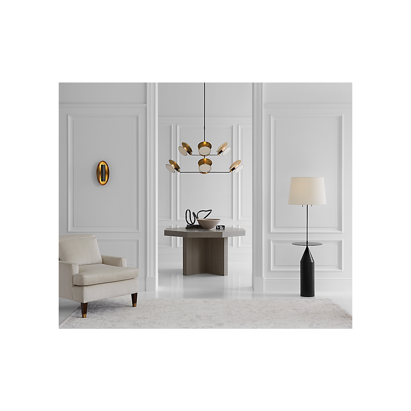 Osiris Large Reflector Chandelier