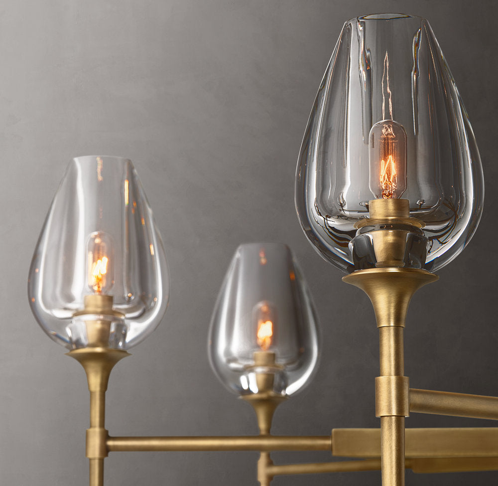 Tulips Circular Chandelier 27"