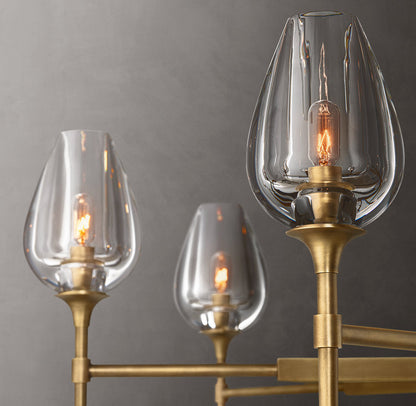 Tulips Circular Chandelier 27"