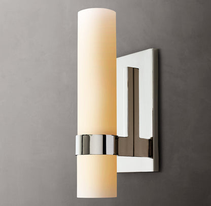 Ravelles Milk Glass Wall Sconce