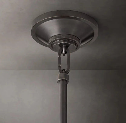 Industrial Glass Pendant Light Fixture