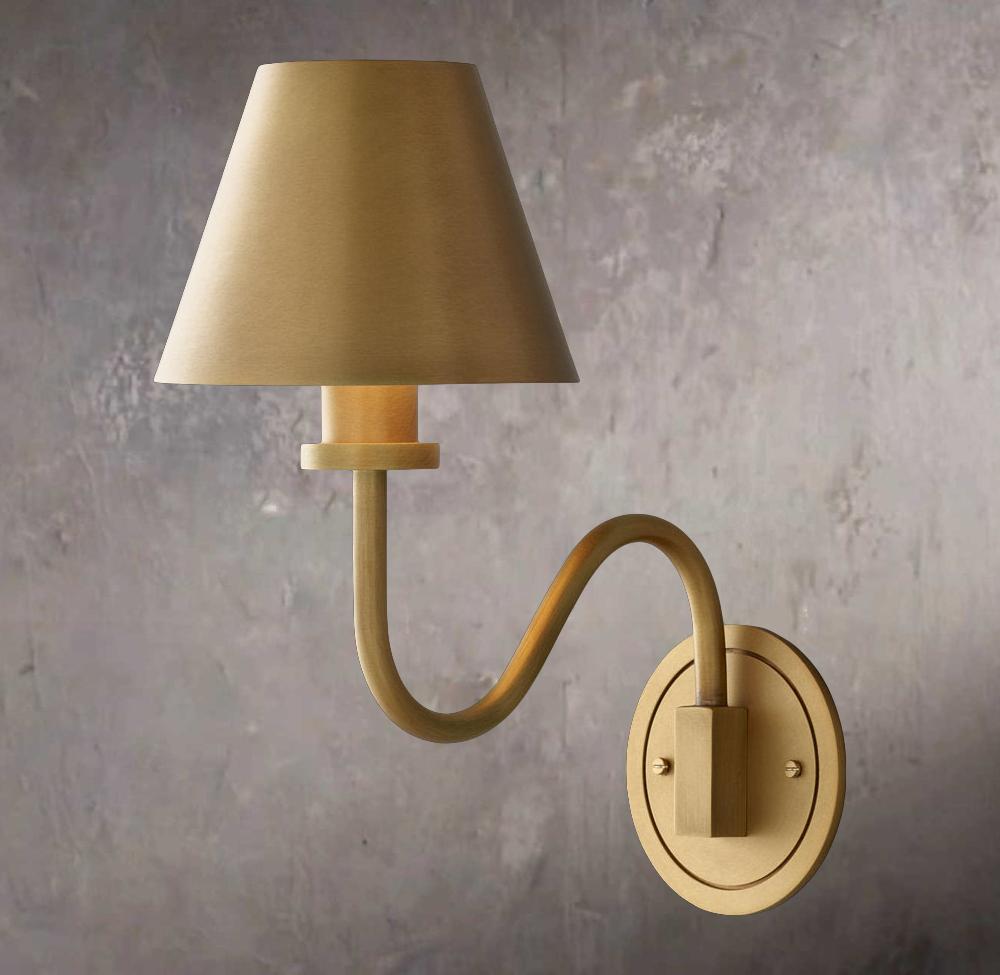 Clarences Curved Wall Sconce