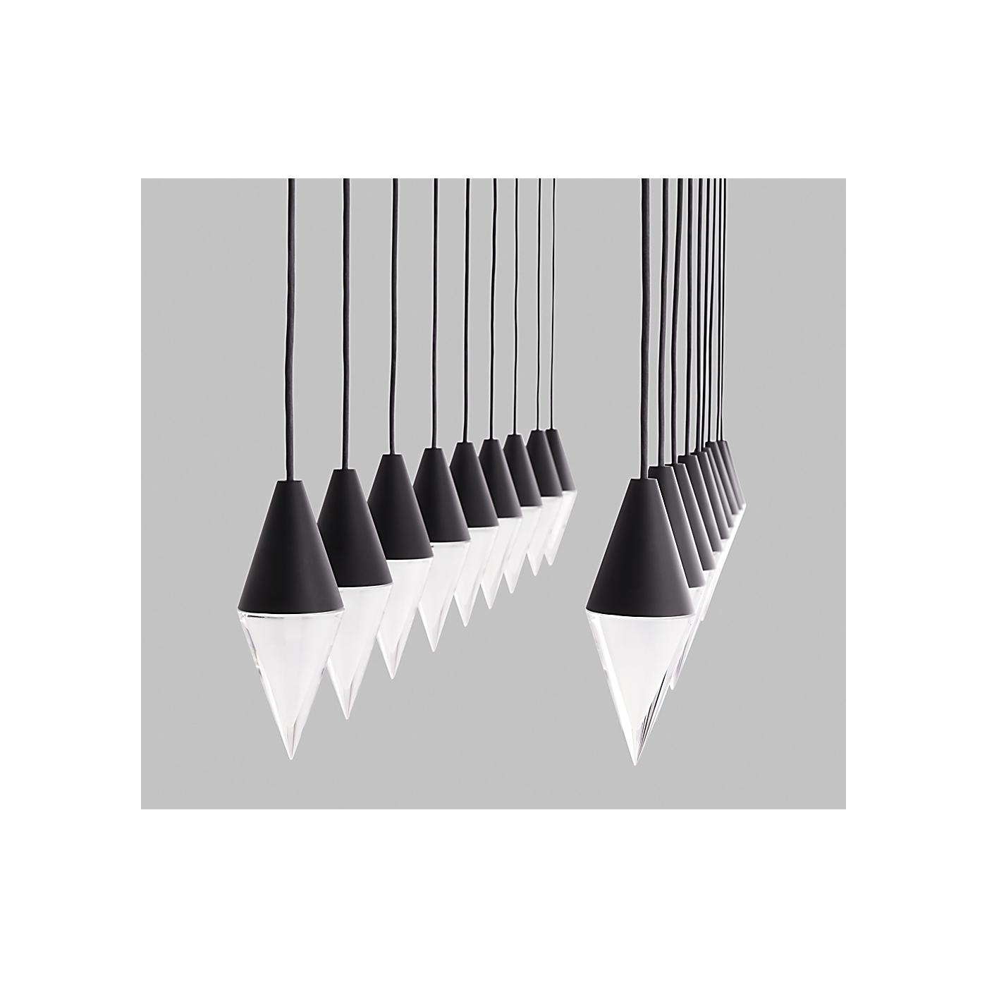 Turret 18-Light Chandelier