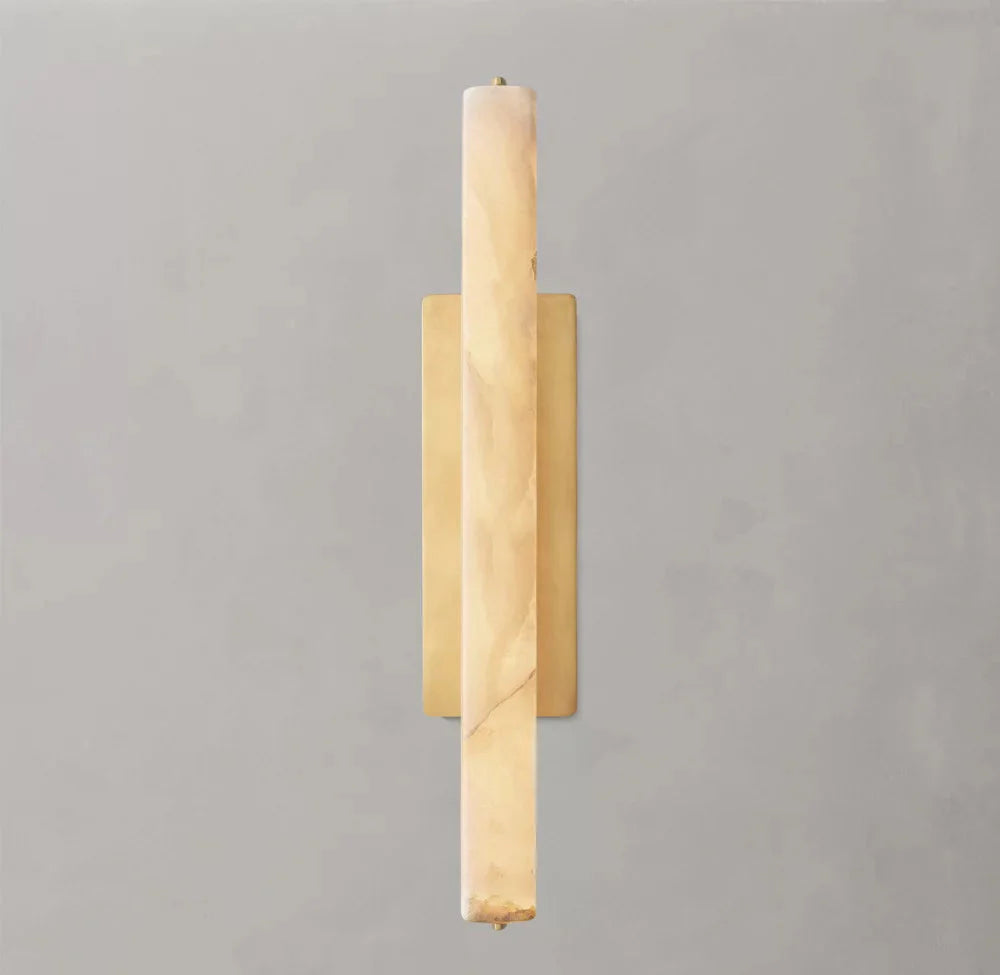 Audubon Alabaster Single Wall Sconce