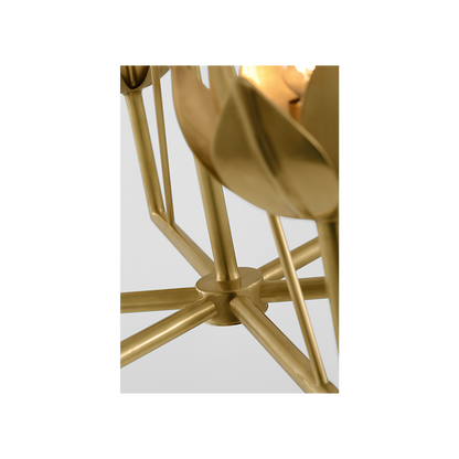 Alberto Small Low Ceiling Chandelier