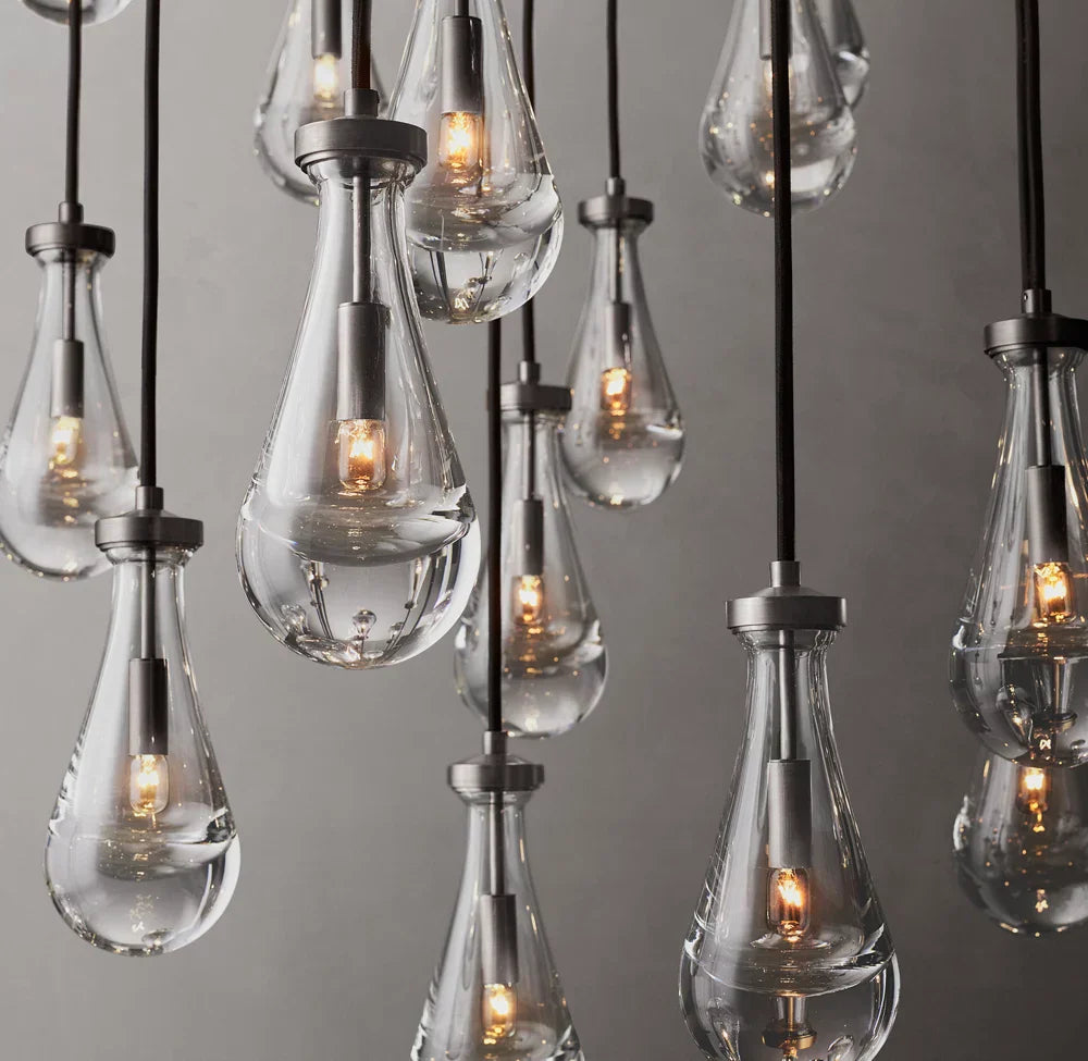 Rain Round Chandelier 60"