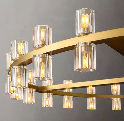 Arcachons Circular LED Chandelier 48"