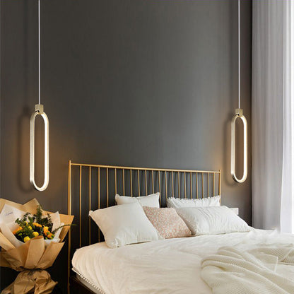 Nordlux AuraLine Wall Lamp – Slim Nordic Minimalist Chandelier Fully Made of Copper