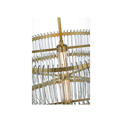 Killarney 32" Layered Drum Chandelier