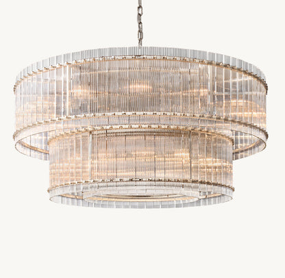 San Marcos Dual-Level Round Chandelier 60"