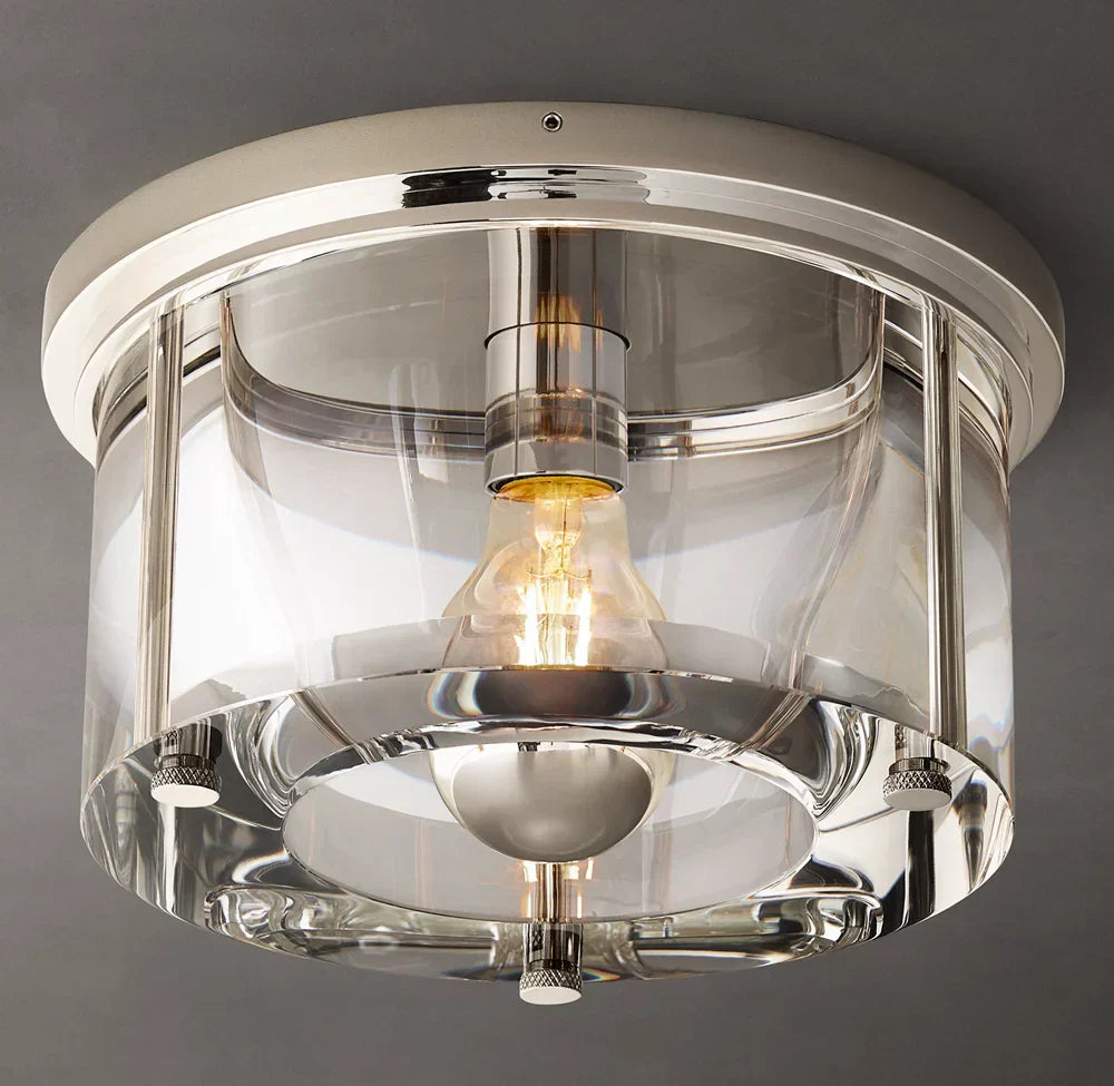 Savile Round Flushmount