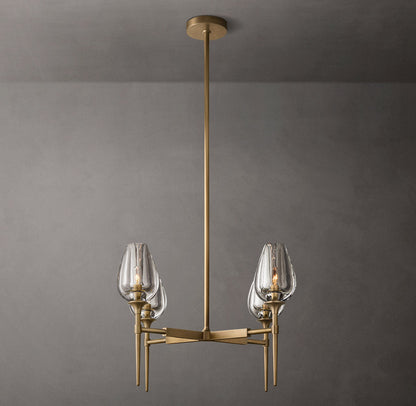 Tulips Circular Chandelier 27"