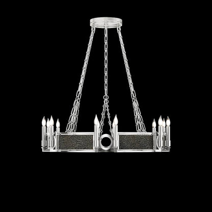 Fine Art Handcrafted Lighting Mirage 12 Light 36" Wide Taper Candle Style Chandelier