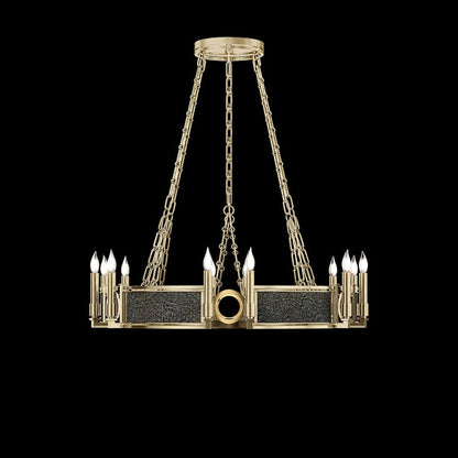 Fine Art Handcrafted Lighting Mirage 12 Light 36" Wide Taper Candle Style Chandelier