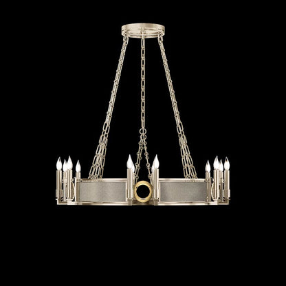 Fine Art Handcrafted Lighting Mirage 12 Light 36" Wide Taper Candle Style Chandelier