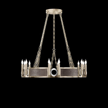 Fine Art Handcrafted Lighting Mirage 12 Light 36" Wide Taper Candle Style Chandelier