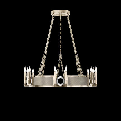 Fine Art Handcrafted Lighting Mirage 12 Light 36" Wide Taper Candle Style Chandelier