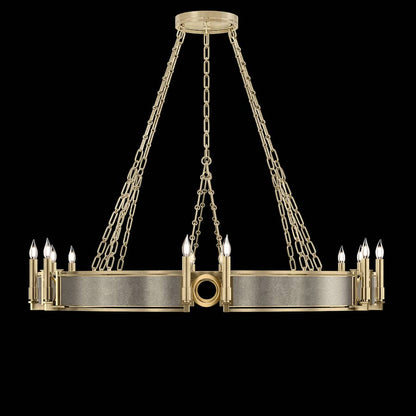 Fine Art Handcrafted Lighting Mirage 12 Light 50" Wide Taper Candle Style Chandelier
